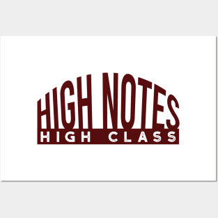 Flute Saying High Notes High Class Posters and Art